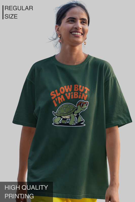 Slow But I Am Vibin Women T Shirt