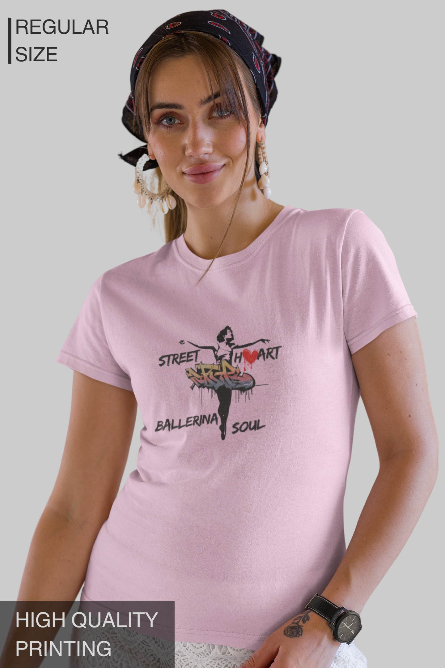 Street heart Ballerina Soul WoMen Tshirt