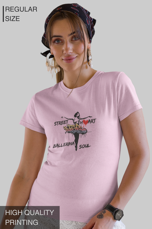 Street heart Ballerina Soul WoMen Tshirt