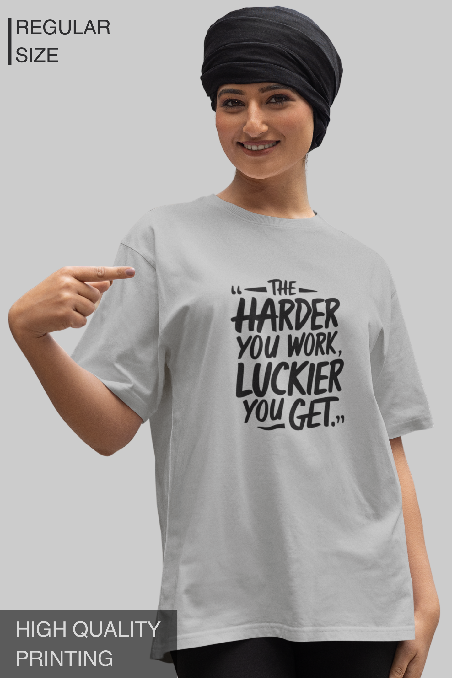 The Harder You Work The Luckier You Get Women's TShirt