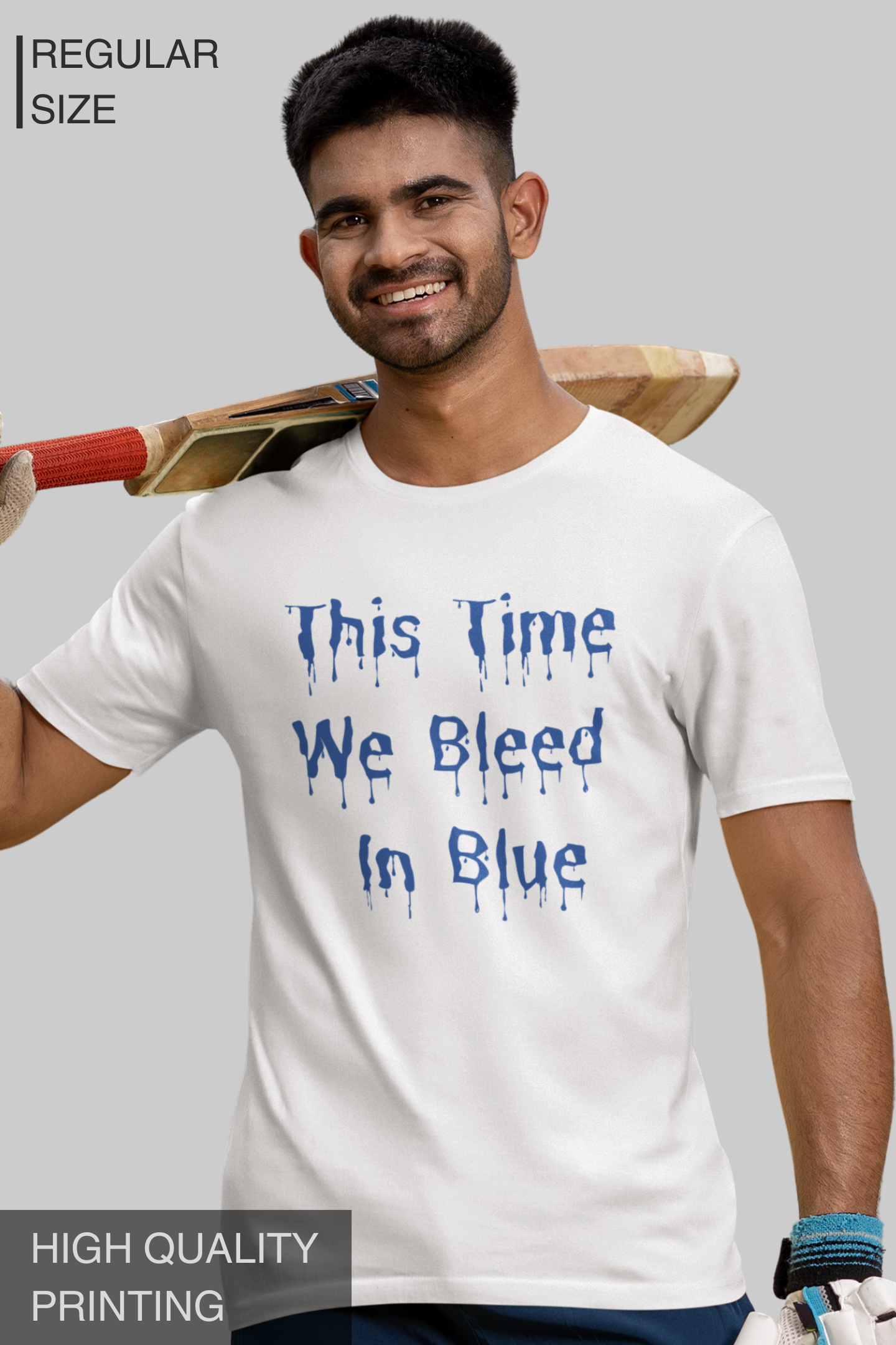 This Time We Bleed In Blue Men's TShirt