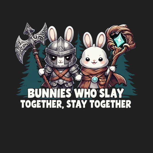 Bunnies Who Slay Together, Stay Together Men's T-shirt