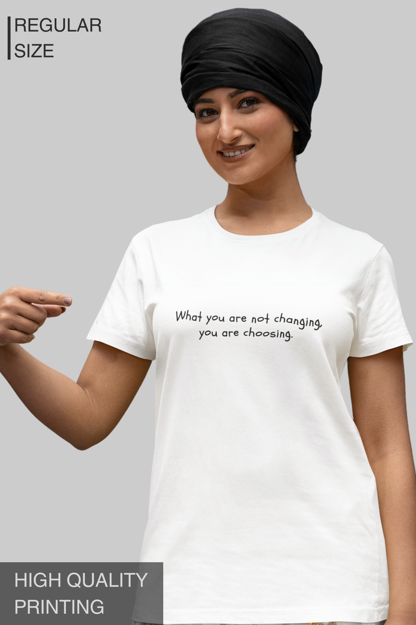 What You Are Not Changing You Are Choosing Women's Tshirt