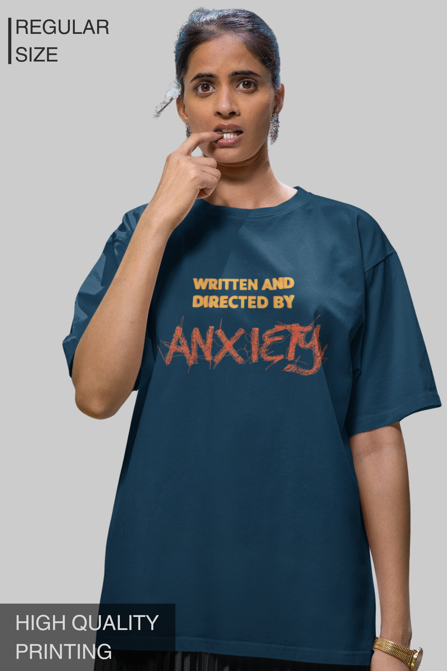 Written And Directed By Anxiety Women T Shirt