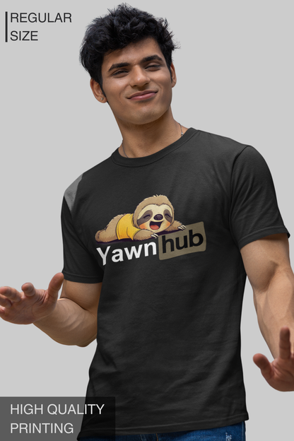 Yawn Hub Men T Shirt