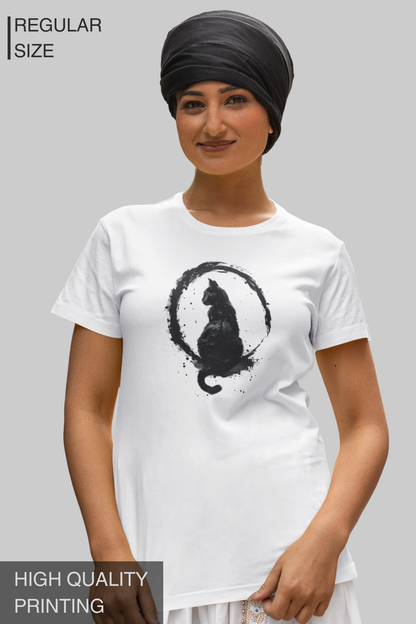 Zen Cat Women's Tshirt