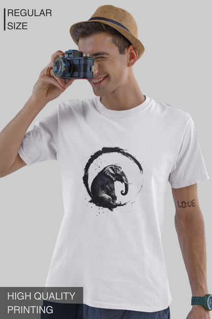 Zen Elephant Men's Tshirt