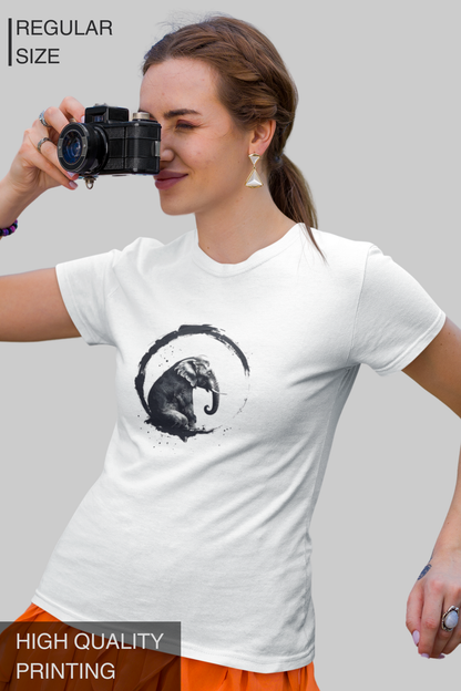 Zen Elephant Women's Tshirt