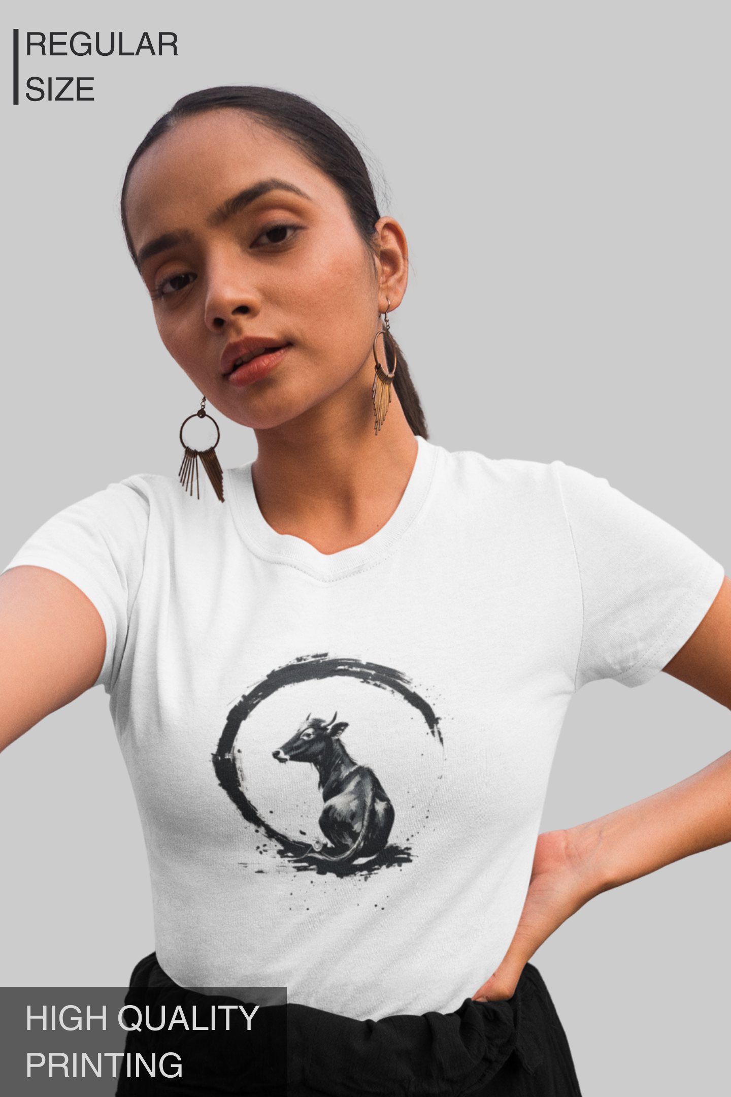 Zen Holy Cow Women's Tshirt