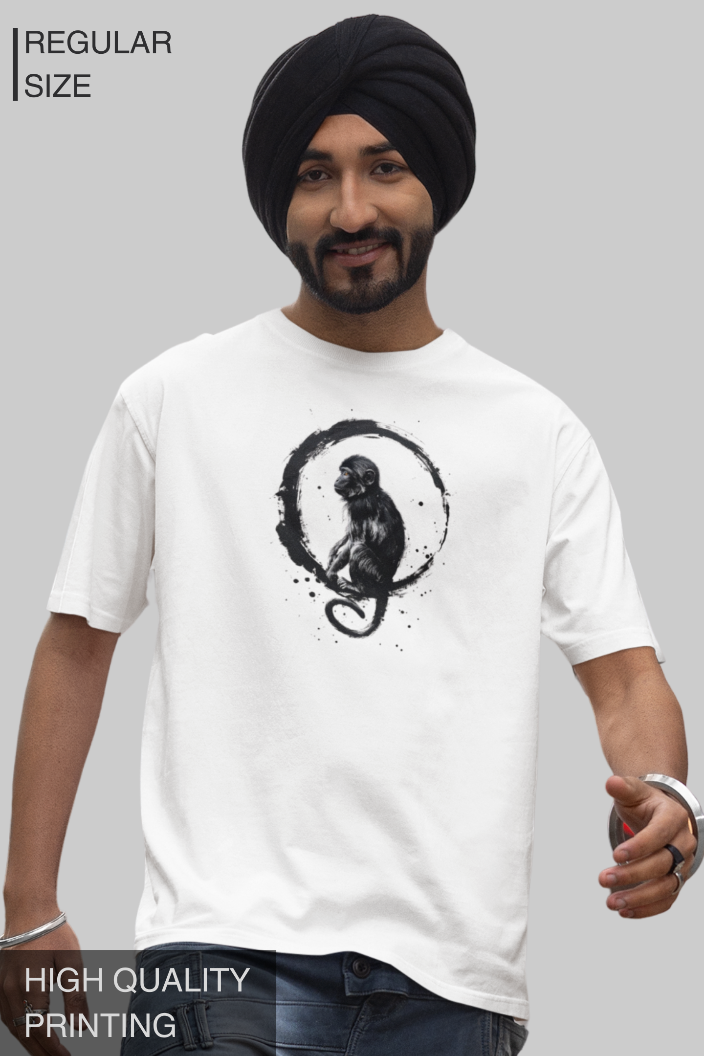 Zen Macaque Men's Tshirt
