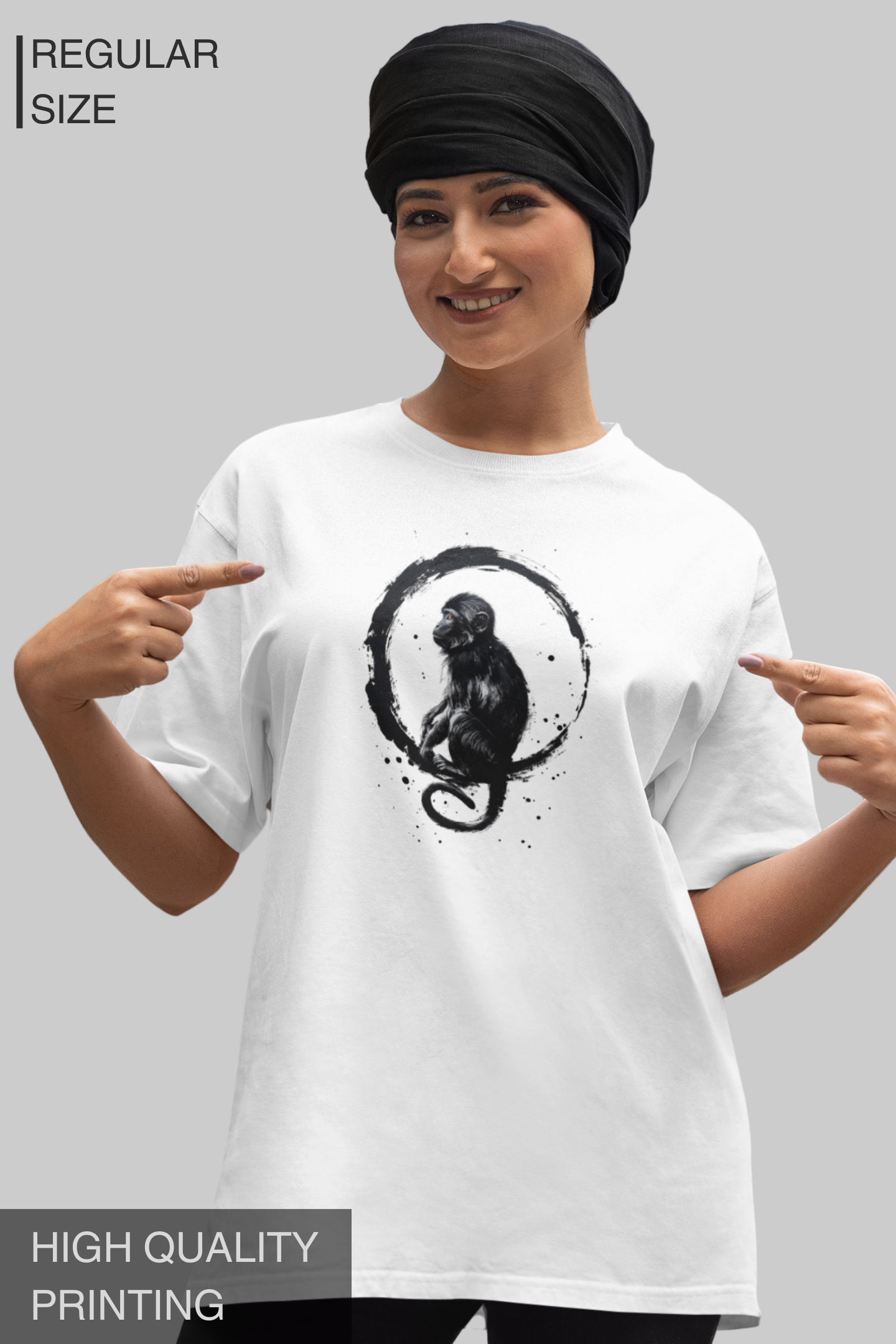 Zen Macaque Women's Tshirt