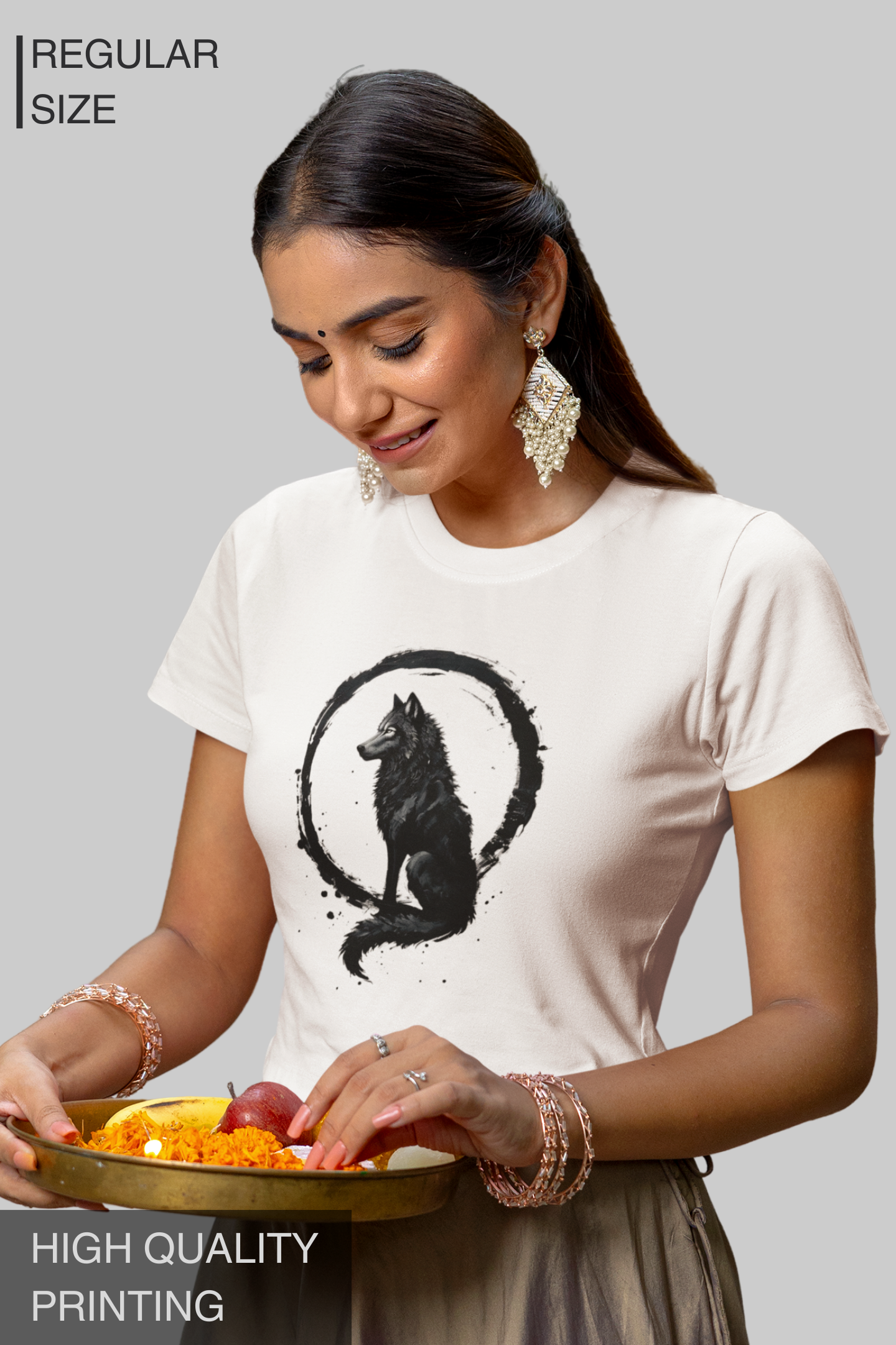 Zen Wolf Women's Tshirt