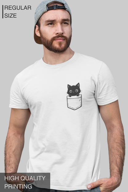 Pocket Kitty Men T Shirt